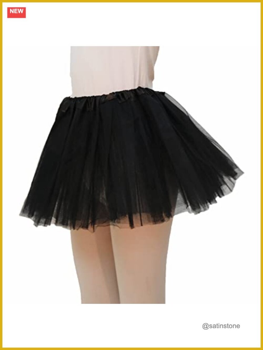 ASAHEL Women's 5-Layer Tulle Tutu Skirt Bubble Halloween Costume